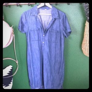 Old Navy soft denim shift dress